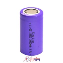 باتری لیتیومی 18350 کینگ لیون 3000 میلی آمپر